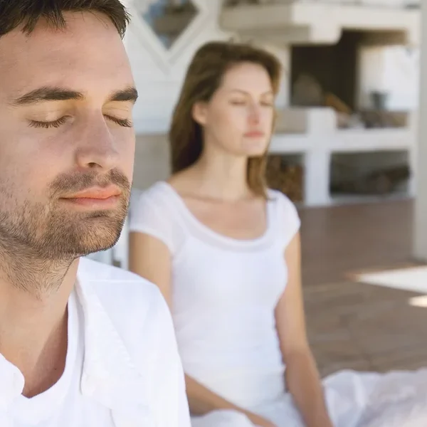 Couple Meditating